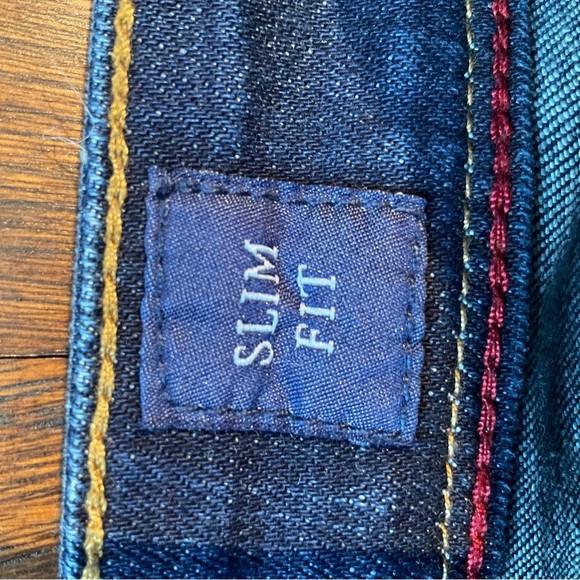 Yes Zee Ladies 31” Cropped Fringed Slim Fit Distressed Blue Jeans Button Closure - Picture 3 of 11